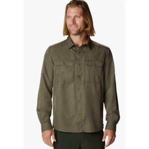 MOUNTAIN HARDWEAR Mens Canyon Long Sleeve Shirt XLT Green Hiking Outdoors NWT